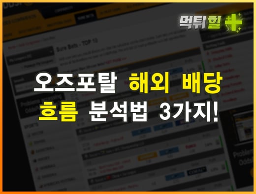 오즈포탈 해외 배당 흐름 분석법 3가지!