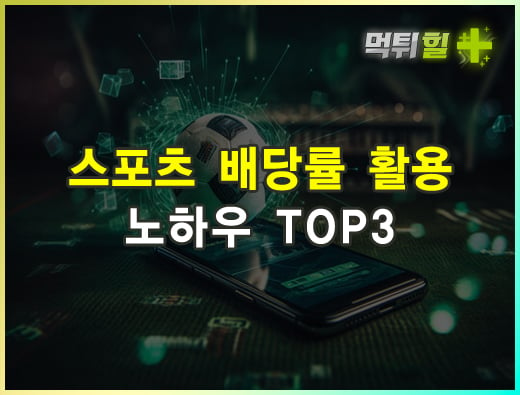 스포츠 배당률 활용 노하우 TOP3